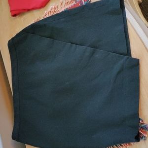 Banana Republic black faux wrap pencil skirt